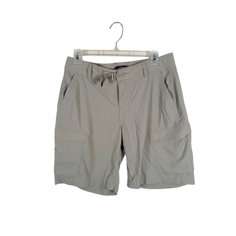 REI Co-op Sahara Cargo Shorts Womens 8 Tan Relaxed Fit Hiking Outdoor Utility